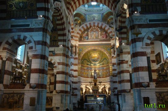 Базилика Нотр-Дам-де-ла-Гард - Марсель, Франция