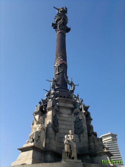 Барселона - памятник Колумбу