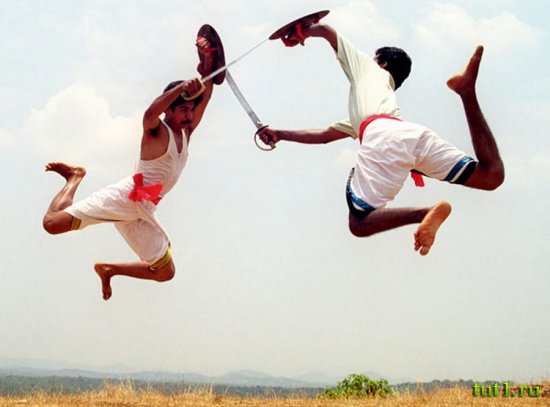 Индия - боевое искусство калари паятту