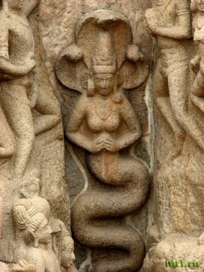 Тамилнад - барельеф Нисхождение Ганги