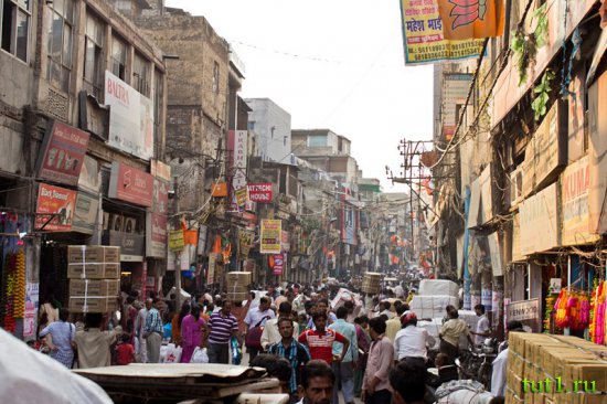 Базар Чандни Чоук, Нью-Дели — Индия