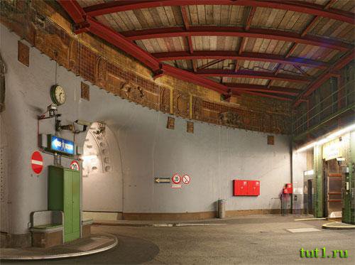 Гамбург - тоннель через Эльбу